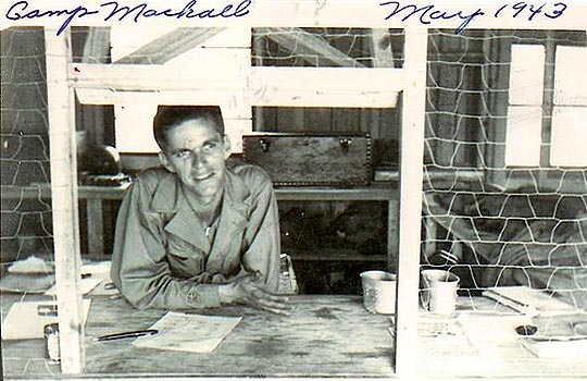 Sgt.Murray B.Roberts-Camp Mackall,NC May 1943